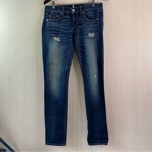 rag & bone Boyfriend Jeans - Indigo Distressed